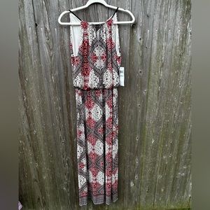 WOMENS LONDON TIMES BRAND HALTER DRESS - SIZE 8.  BRAND NEW WITH TAGS!